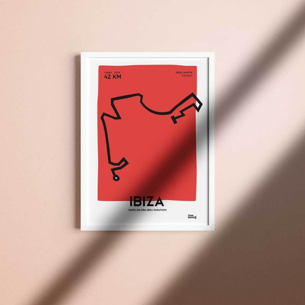 Póster maratón Ibiza