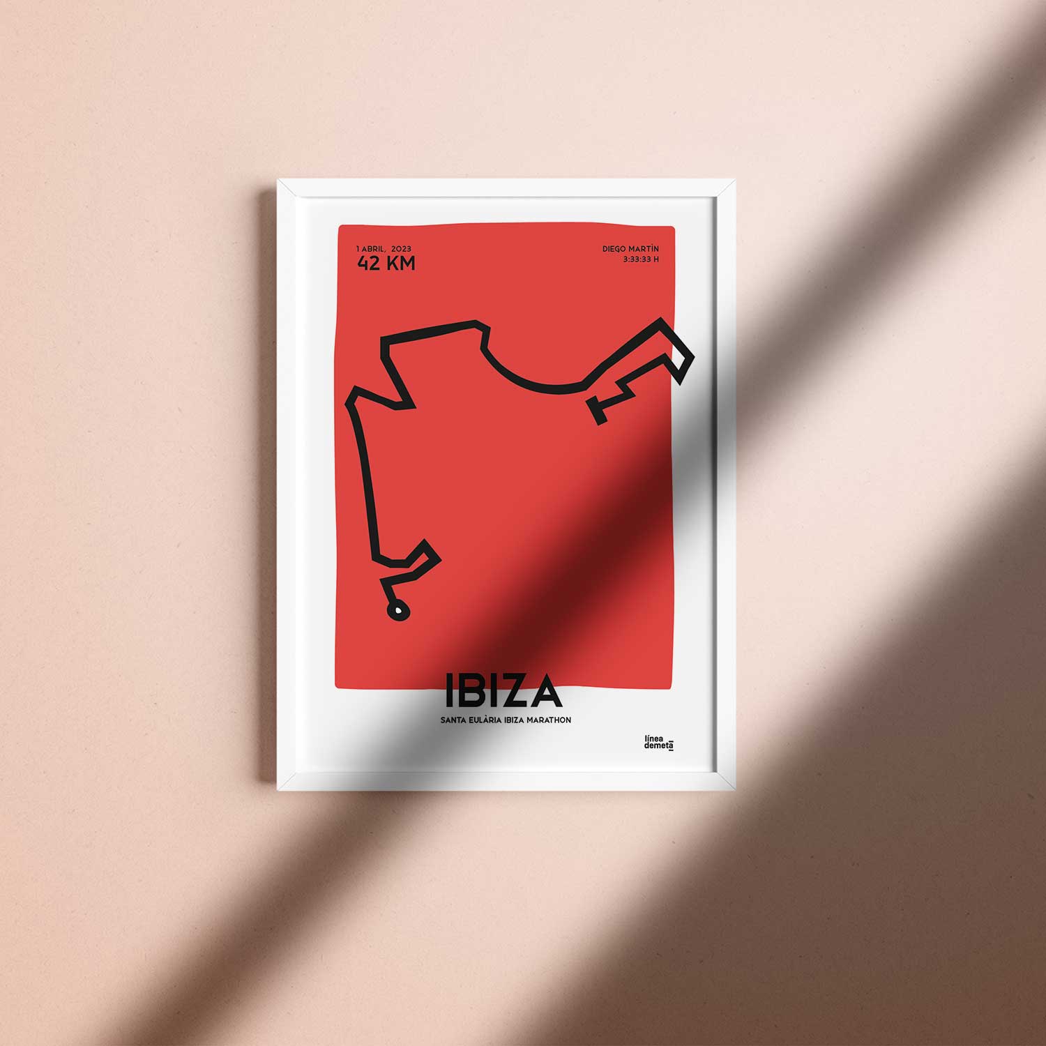 Póster maratón Ibiza