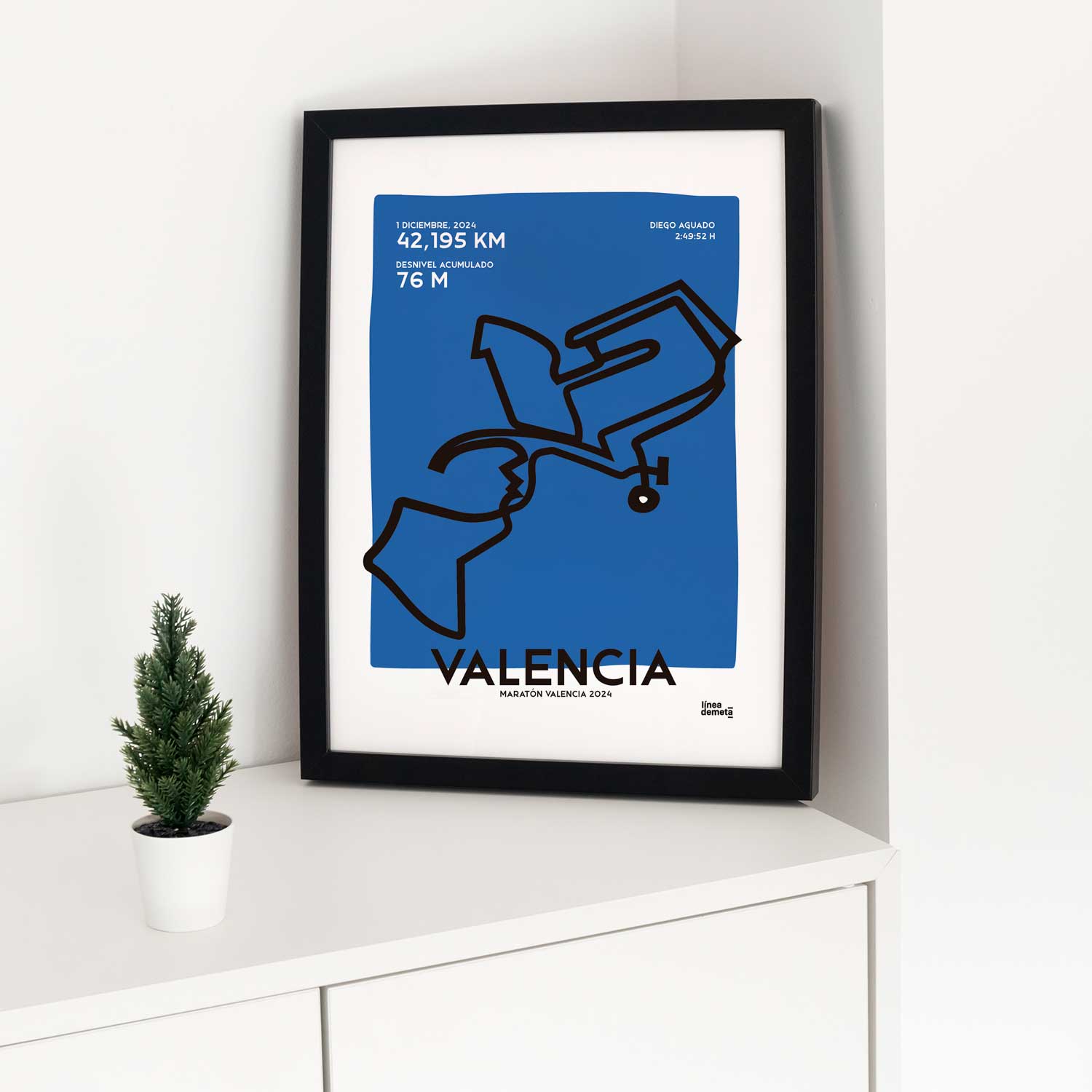 lámina maratón valencia 2024