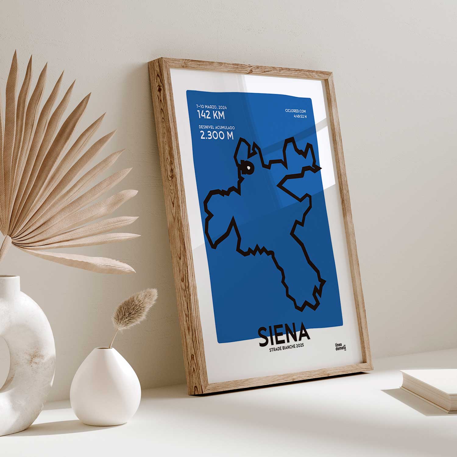 Póster strade bianche 2025