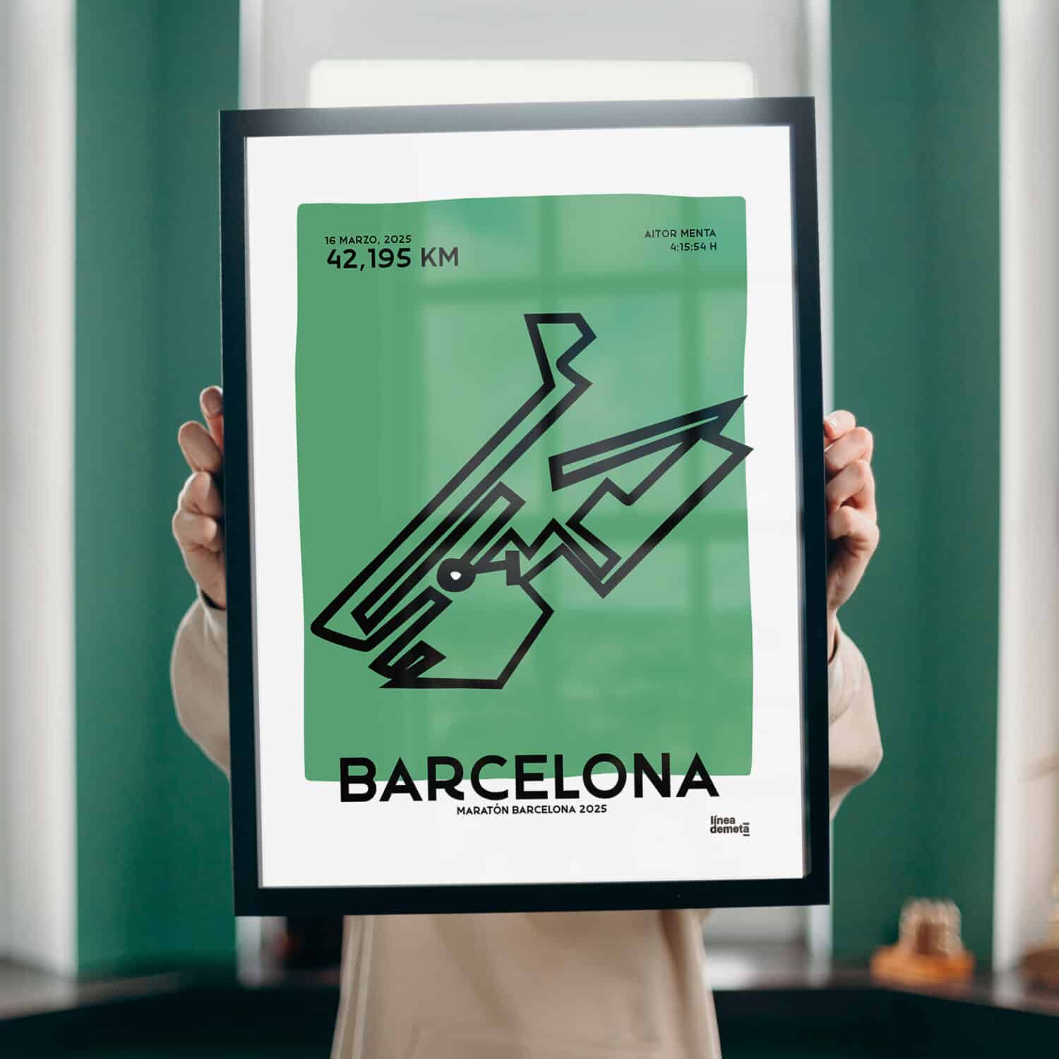 póster maratón personalizado