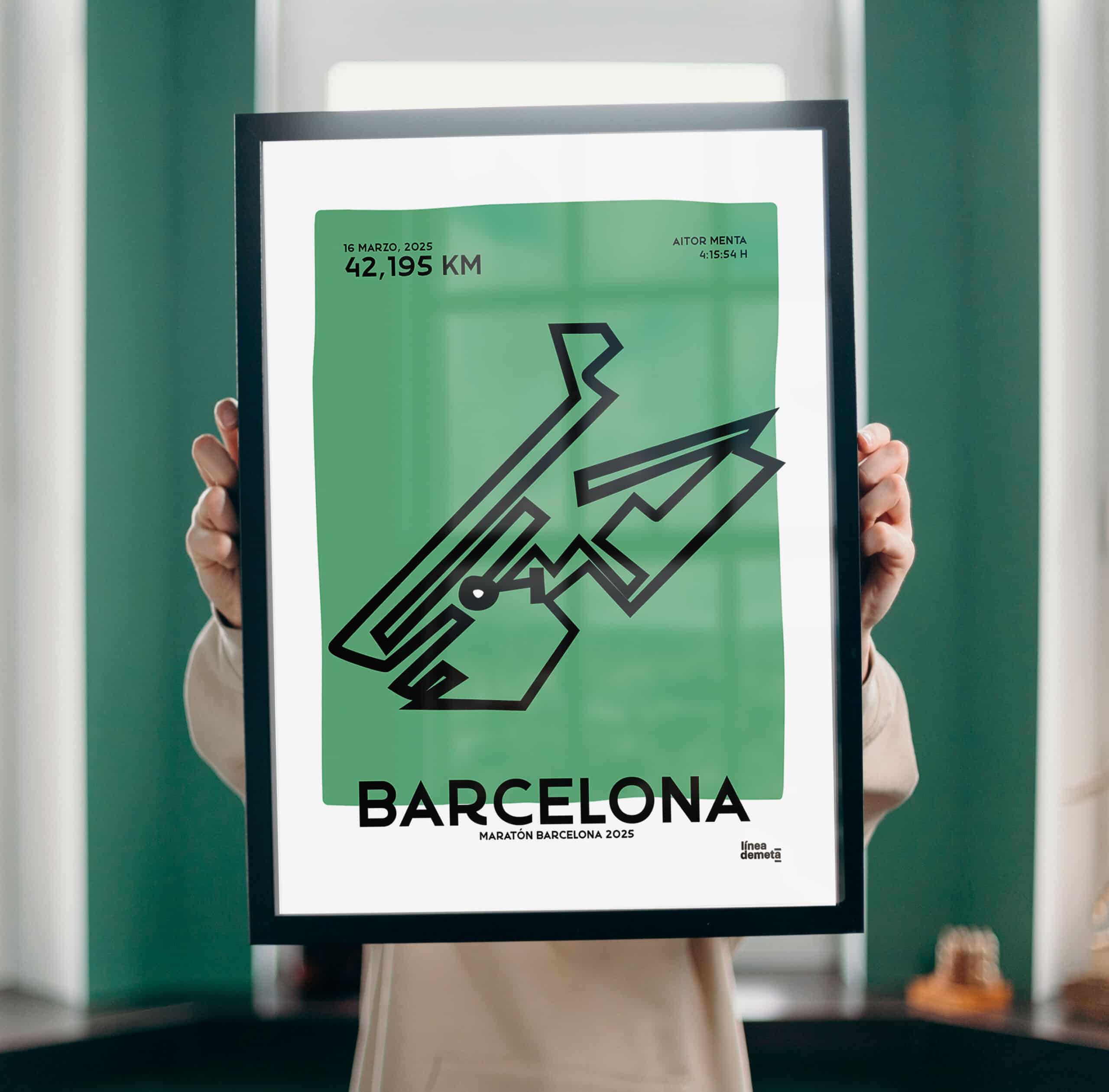 póster maratón personalizado