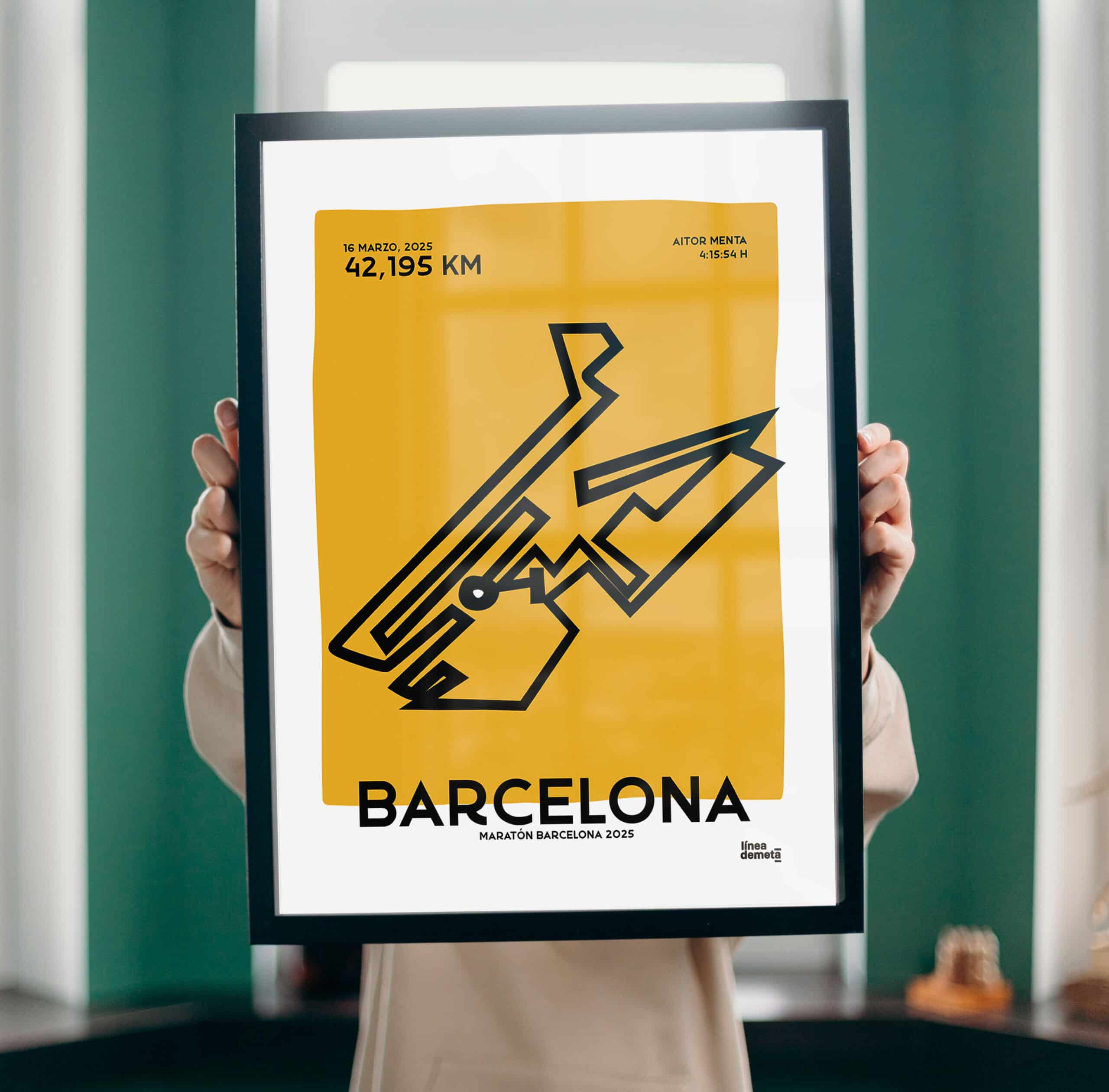 póster maratón personalizado
