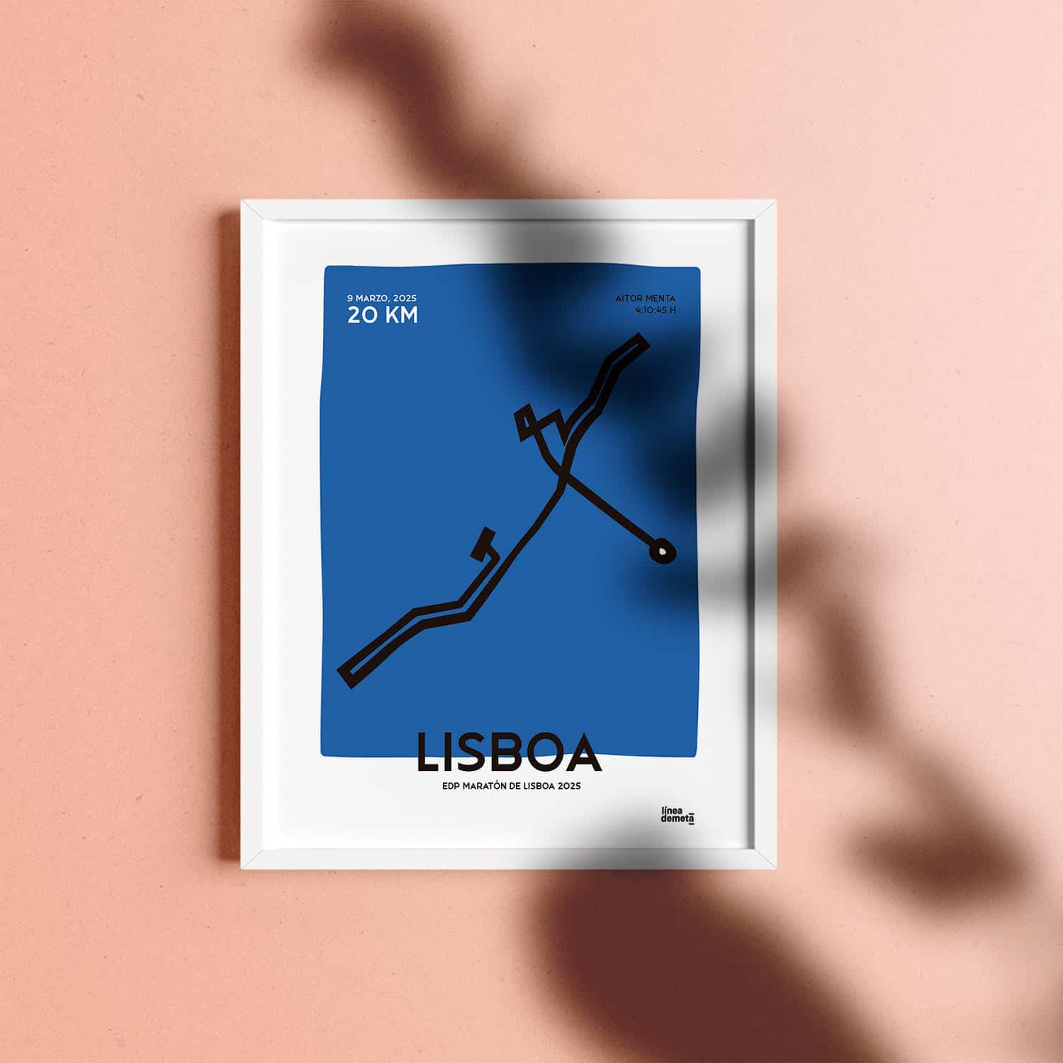 Lámina Media Maratón de Lisboa 2025